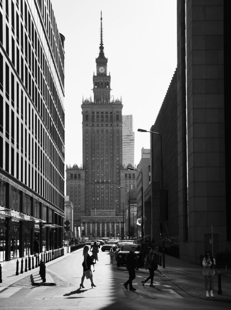 Warsaw, Old Town, skyscraper, cityscape, Poland