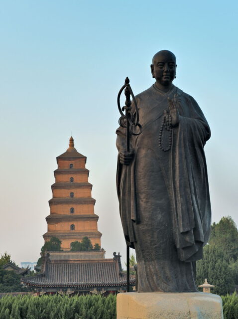 Xian, Old Town, Xian City Wall, Muslim Quarter, Giant Wild Goose Pagoda