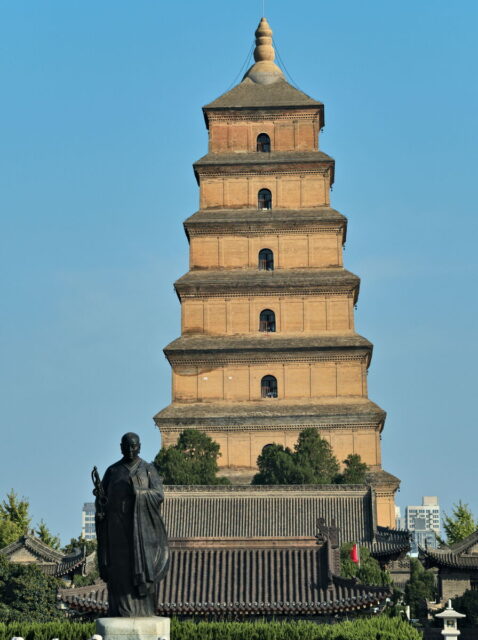 Xian, Old Town, Xian City Wall, Muslim Quarter, Giant Wild Goose Pagoda