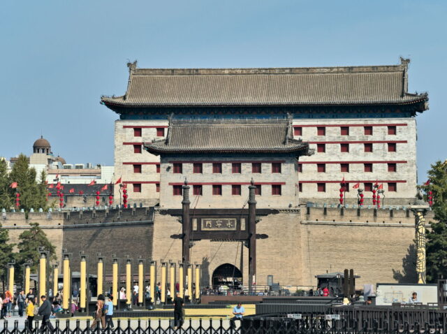 Xian, Old Town, Xian City Wall, Muslim Quarter, Giant Wild Goose Pagoda