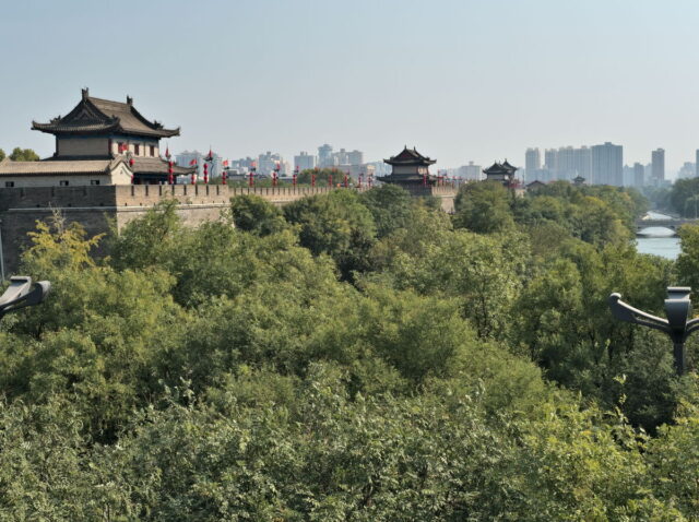 Xian, Old Town, Xian City Wall, Muslim Quarter, Giant Wild Goose Pagoda