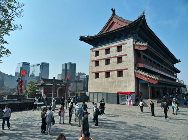 Xian, Old Town, Xian City Wall, Muslim Quarter, Giant Wild Goose Pagoda