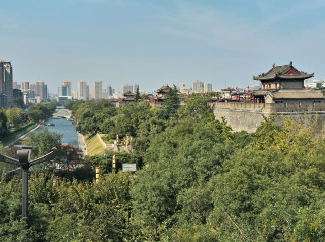 Xian, Old Town, Xian City Wall, Muslim Quarter, Giant Wild Goose Pagoda