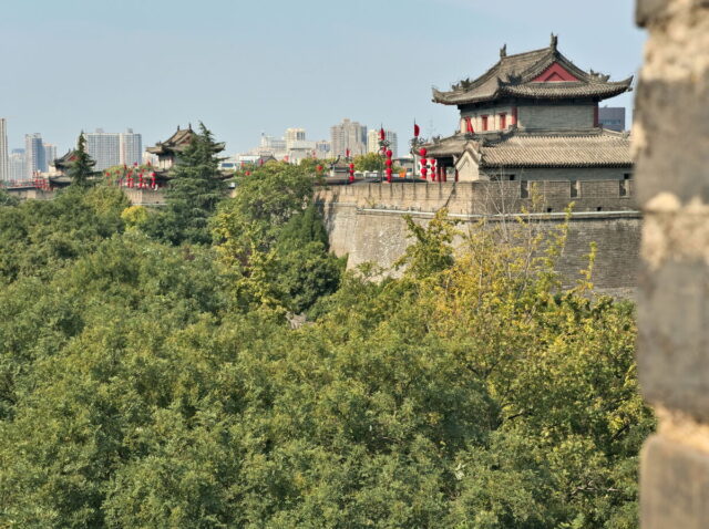 Xian, Old Town, Xian City Wall, Muslim Quarter, Giant Wild Goose Pagoda