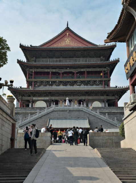 Xian, Old Town, Xian City Wall, Muslim Quarter, Giant Wild Goose Pagoda