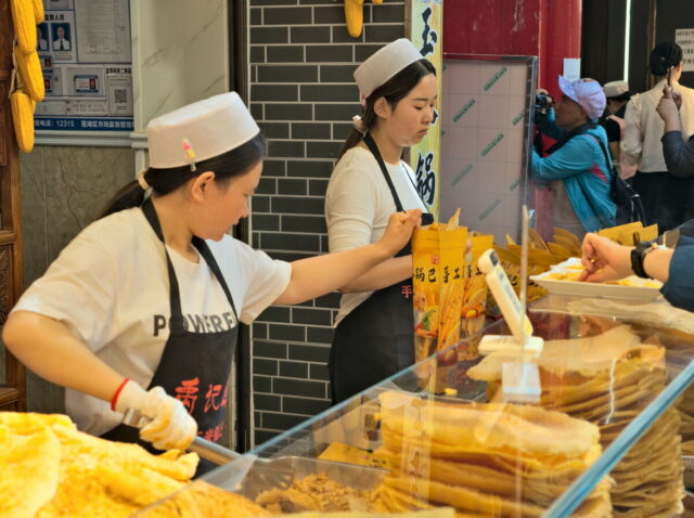 Xian, Old Town, Xian City Wall, Muslim Quarter, Giant Wild Goose Pagoda