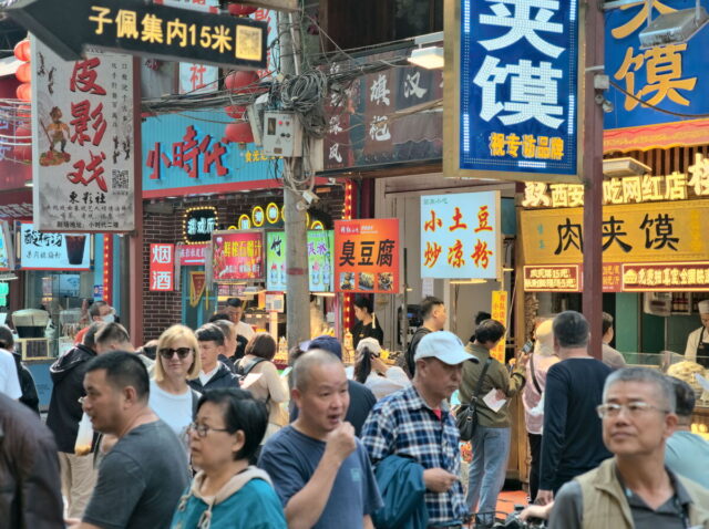 Xian, Old Town, Xian City Wall, Muslim Quarter, Giant Wild Goose Pagoda