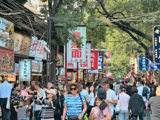 Xian, Old Town, Xian City Wall, Muslim Quarter, Giant Wild Goose Pagoda