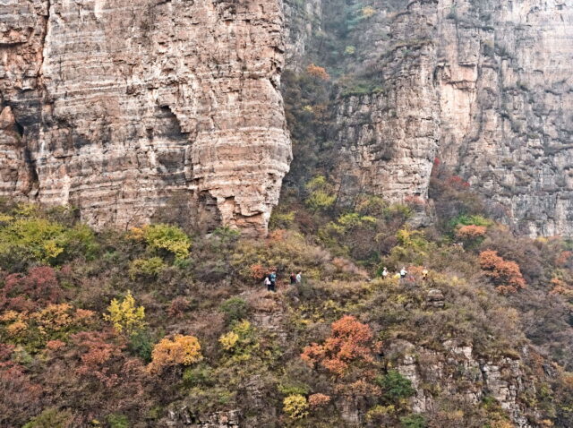 Taihang Mountains,  太行山,  Taihangshan mountains,  Hebei Province, China, 蚕姑庙南天门, Mount Cangyan