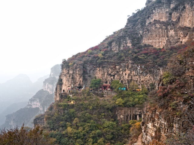 Taihang Mountains,  太行山,  Taihangshan mountains,  Hebei Province, China, 蚕姑庙南天门, Mount Cangyan