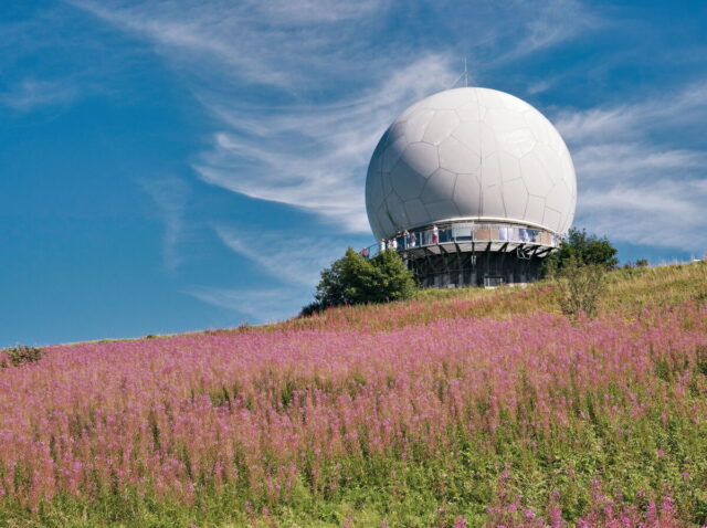 Rhön, Rhön Mountains, Hessen, Hesse, Germany, Fulda, Gersfeld, Wasserkuppe, Milsburg