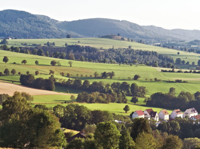 Rhön, Rhön Mountains, Hessen, Hesse, Germany, Fulda, Gersfeld, Wasserkuppe, Milsburg