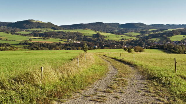 Rhön, Rhön Mountains, Hessen, Hesse, Germany, Fulda, Gersfeld, Wasserkuppe, Milsburg