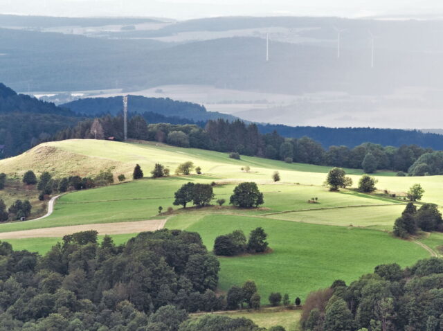 Rhön, Rhön Mountains, Hessen, Hesse, Germany, Fulda, Gersfeld, Wasserkuppe, Milsburg