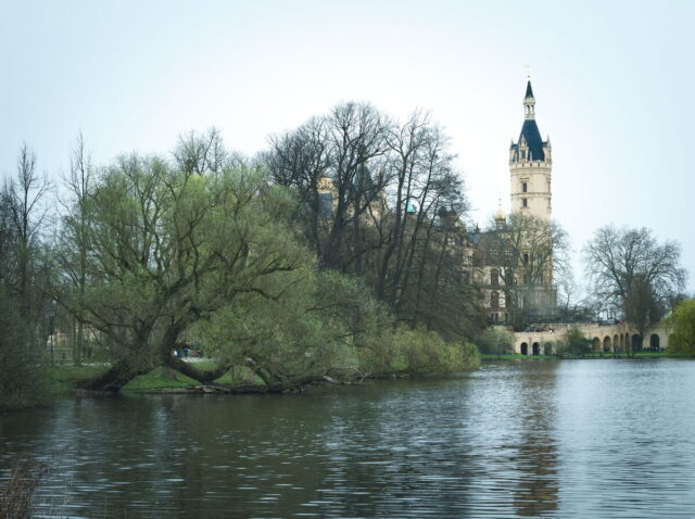 Schwerin, Mecklenburg-Vorpommern,Deutschland,Schweriner See, Altstadt, Schweriner Schloss, Schweriner Dom, Pfaffenteich