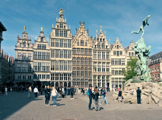 Belgium, Antwerp, Flanders, Old Town