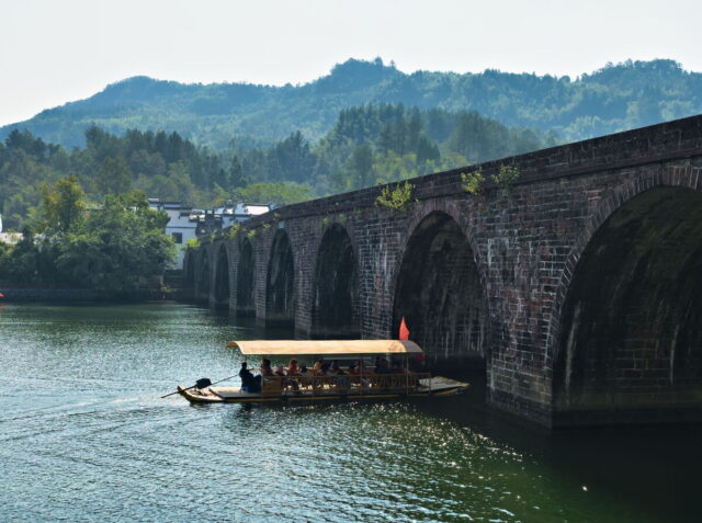 China, Anhui, Qiyunshan, mountains, old villages