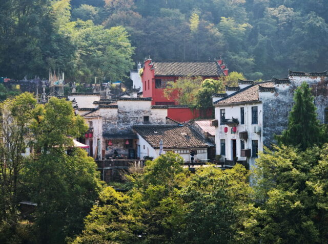 China, Anhui, Qiyunshan, mountains, old villages
