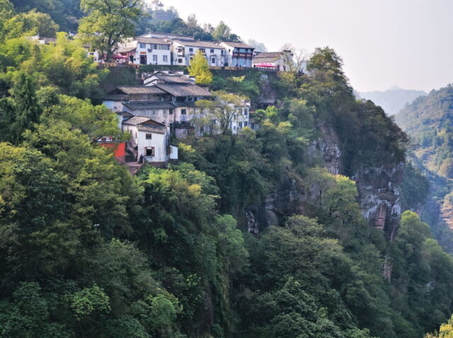 China, Anhui, Qiyunshan, mountains, old villages