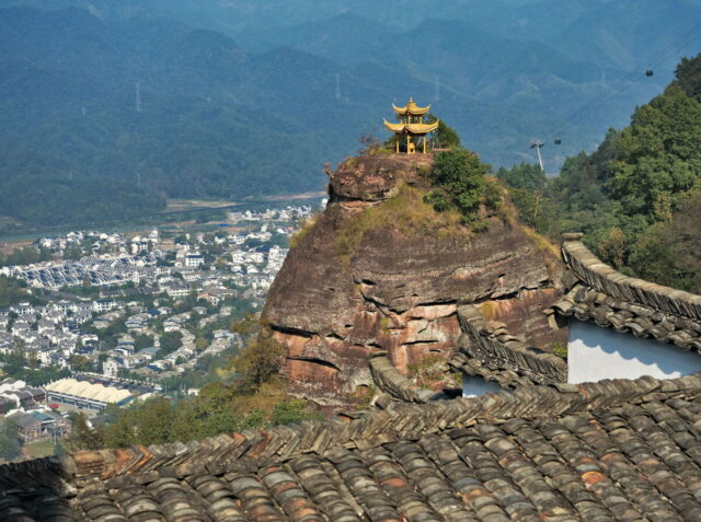 China, Anhui, Qiyunshan, mountains, old villages