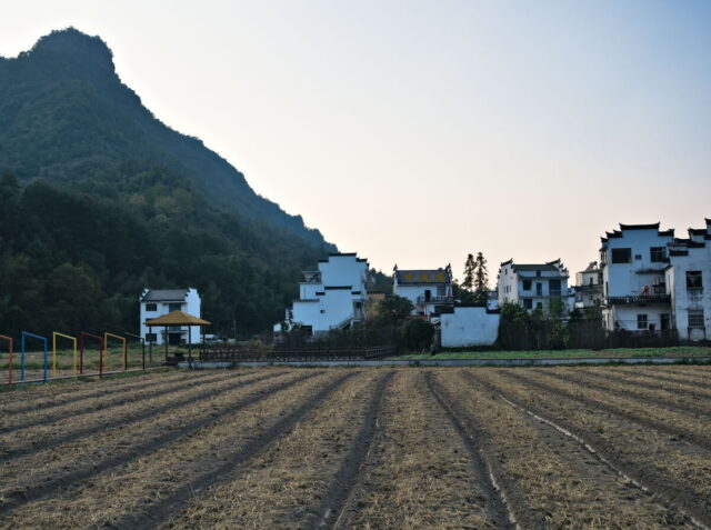 China, Anhui, Qiyunshan, mountains, old villages